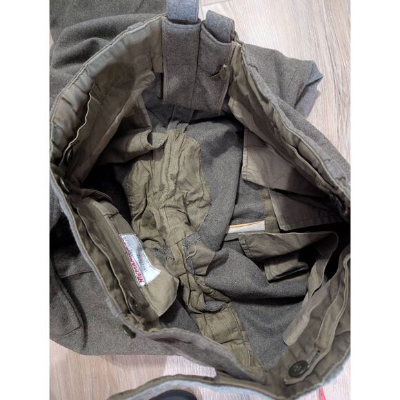 Vintage 1960 Bundeswehr Wool Field Pants Neiman & Co M60 German Army 34x32 - Picture 4 of 14
